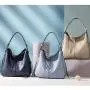Guangzhou factory Realer fashion high quality PU leather purses ladies hobos tote bag large capacity vintage women hand bags