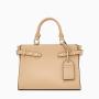 2024  Fashion Office Laptop Business Elegant Lady Style Pink Plain PU Leather Top Handle Bags Branded Handbags