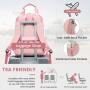 Waterproof Cute Travel Work Computer Backpack Bag with USB Port Back pack Casual Daypack Nurse Teacher Laptop Backpack for Women