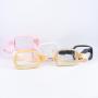 Unisex Waterproof PVC Transparent PU Bumbag Women Men Small Clear Phone Purse Sports Fanny Pack Clear Waist Belt Bag Waist Pack