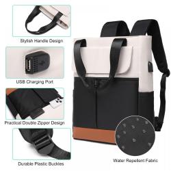 Custom Convertible Tote Backpack Durable Versatile Travel Storage Rucksack Laptop Computer Daypack