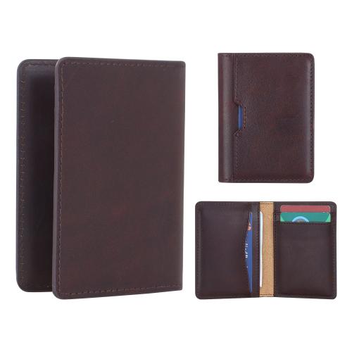 Wallet Factory New Slim Leather RFID Blocking Card Case Wallets Men Card Holder