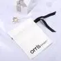 Custom Logo Printing Single String Cotton Flannel Gift Cosmetic Storage Bag Drawstring Dust Flannel Jewelry Pouch