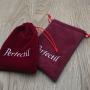 Purple Maroon Red Velvet Packaging Bag