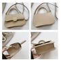 Fashion simple pure color handbag spring multi-color shoulder crossbody bag wholesale Bags women 2024 messenger bags for women