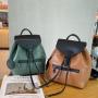 OEM and ODM 2024 new style Casual leather lady's crocodile backpack drawstring bag Sports and leisure backpack