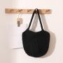 High Quality Summer Vacation Casual Beach Bags Women Cotton Woven Tote Bag Shoulder Handbags Ladies Large Mesh Beach Bag