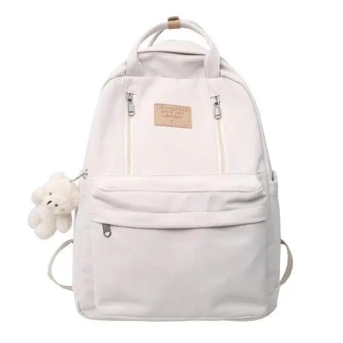 KBW542 New Fashion Junior and Senior High School Students Schoolbag Women Shoulder Bag Simple Outdoor Pass Computer Backpack