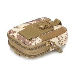 KBW681 Hot Sale Molle Sports Fanny Pack Men Outdoor Tactical Camouflage Running 6,7 Inch Accessory Cell Phone Hanging Chest Bag