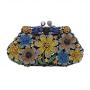 2024 Mermaid women butterfly sequin rhinestone party clutch bag woman luxury wedding evening bag