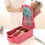 Gelory Customized Wholesale Folding Waterproof Travel Shoe Storage Bag Polyester Mesh Bag Shoe Bags