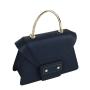 Manufacturer Latest Metal Top Handle Womens Handbags High Quality Faux Leather Fashion Unique Custom Logo Flap Ladies Hand Bags
