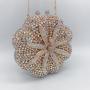 Competitive Price ChinaManufacture Luxury  Pumpkin Purse Handbag Crystal Evening Clutch Rhinestone Clutch Bag Crystal