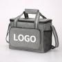custom logo luxury oxford portable picnic box tote thermal food deliver reauable grocery insulated lunch cooler bag