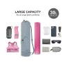 KBW698 New Gamma Pad Bag with Water Bottle Pocket and Bottom Wet Pocket Sports Yoga Pads Back Strap Multifunctional