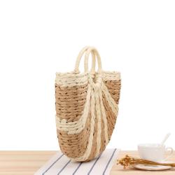 ZR779 Beach Bag Handbag Fashion Handmade Half-Round Rattan Woven Straw Summer Women Messenger Crossbody Bag Girls Lady Straw Bag