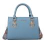 ZR531 Women's Bags Fashion Girl Clemence Colorful Small Square Bag Simple Lattice Zipper Shoulder Crossbody Bag Female Party