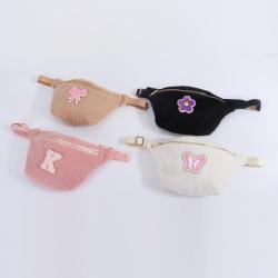 Winter Large Fuzzy Sherpa Crossbody Sling Pack Fleece Park Belt Bag Men Women Pink Fluffy Teddy Waist Bag Girls Fanny Pack
