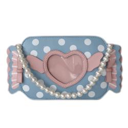 Lovely Candy Design Ita Bag  Lolita Style Ita Bag Custom Ita Bag With Clear Window