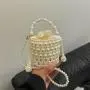 2024 New Woven Retro Beaded Single Shoulder Crossbody Bag