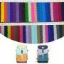 CHANGRONG Custom Casual color block recycled rpet polyester design backpack for Men