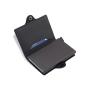 Factory Direct Mens Leather Smart Wallet RFID Card Holder Metal Aluminium Wallet for men
