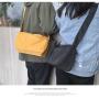 Custom Logo Thick Cotton Canvas Chic School Women Lady Shoulder Bag Eco Friendly Shopping Cotton Crossbody Bag Messenger Bags