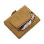 Custom Minimalist Business Card Wallet Pu Leather Credit Card Holder Men Card Holder With Metal Zipper Pocket And RFID Blocking