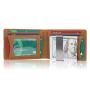 Rfid Men Front Pocket Wallet Leather Money Clip Card Holder Bifold Pu Leather Money Clip Wallet