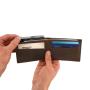 Crazy Horse Leather Bifold Mens Wallet RFID Premium Genuine Leather Card Holder Slim Wallet