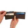 Crazy Horse Leather Bifold Mens Wallet RFID Premium Genuine Leather Card Holder Slim Wallet