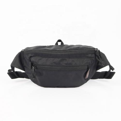 CHANGRONG Custom mens black recycled fanny packs bag custom logo