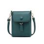 New Pure Color Simple Match Foreign Style Texture Purse Mobile Phone Bag Single Shoulder Oblique Span Mini Female Bag