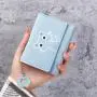 Women PU Leather Short Small Wallet New Fashion Custom Logo Portable Solid Color Simple Ladies Wallets Coin Purse Card Bag