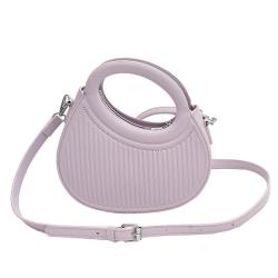 ZR240 Small Crowd Design Western-style Women's 2023 New Spring Versatile Solid Color Messenger Bag Pleated Shoulder Bag