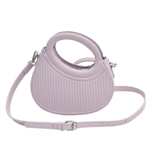 ZR240 Small Crowd Design Western-style Women's 2023 New Spring Versatile Solid Color Messenger Bag Pleated Shoulder Bag