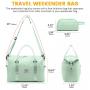 LOVEVOOK Weekender Bag Purse for Women Cute Travel Luggage Tote Gym Duffel Bag with Toiletry Pouch Carry On Overnight Bag Girls