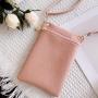 2024 Ladies Litchi Mobile Phone Bag Single Strap Fashionable Shoulder Daytime Joker Messenger Bag Portable for Women