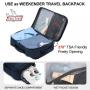 LOVEVOOK Mens Carry On Backpack 17Inch Laptop Back Bags Luggage Suitcase with 6 Packing Cubes Travel Backpacks for Women Men