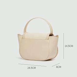 2024 Trending Fashion Women Bags Custom Logo Vegan Leather Handbags Simple Ladies Shoulder Bags