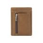 Multicfuntinal men wallet with zipper pocket leather card holder wallet