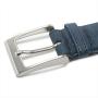 Custom Reversible Real Cork Fabric Belt Genuine Leather Belts For Men