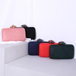 Wholesale handbag Ladies banquet party bag rhinestone flower purse vintage clutch bag evening bags for lady