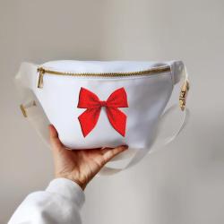 Manufacturer Personalized Unisex White Nylon Waist Belt Pack Crossbody Chest Bags Men Waterproof Fanny Hip Bag Women Belt Bag