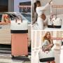 LOVEVOOK The Go-To Travel Bags Overnight Weekender Bags with 3 Packing Cubes & Shoes Bag Carry on Travel Duffle for Women men