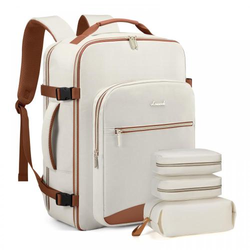 LOVEVOOK 40L large Hiking Backpack Carry On Backpack Outdoor Sports Rucksack Casual Daypack School Bag 4pc Women Travel Backpack