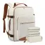 LOVEVOOK 40L large Hiking Backpack Carry On Backpack Outdoor Sports Rucksack Casual Daypack School Bag 4pc Women Travel Backpack