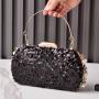 New sequined evening bag beads retro shiny party bag evening dress clutch bag fashion handbags for ladies
