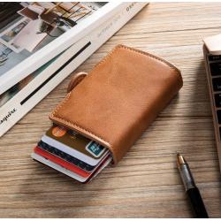 Credit card holder, metal card box, high-quality aluminium alloy anti-magnetic credit card box, bank card box, money clip