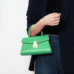 2022 Girl Designer Brand Bags Small Crossbody Bag Exquisite Open Lock Satchel Top-handle Women Ladies Handbags